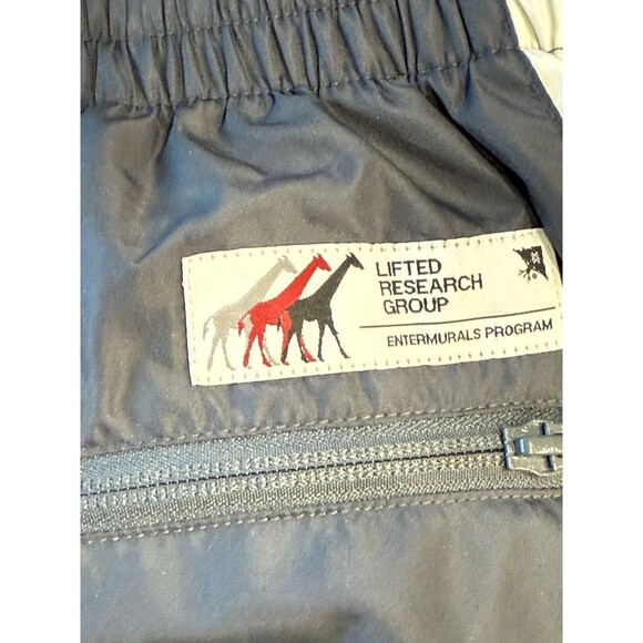 LRG Lifted Research Group Mens Track Pants NWT Size Medium Blue And Red NEW - Picture 4 of 14